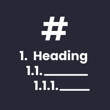 Markdown Numbering